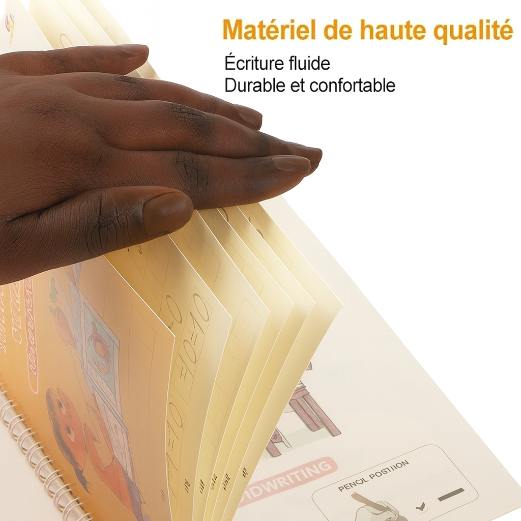 🪄 4 Cahiers Magiques Réutilisables – Protégez vos enfants des écrans !