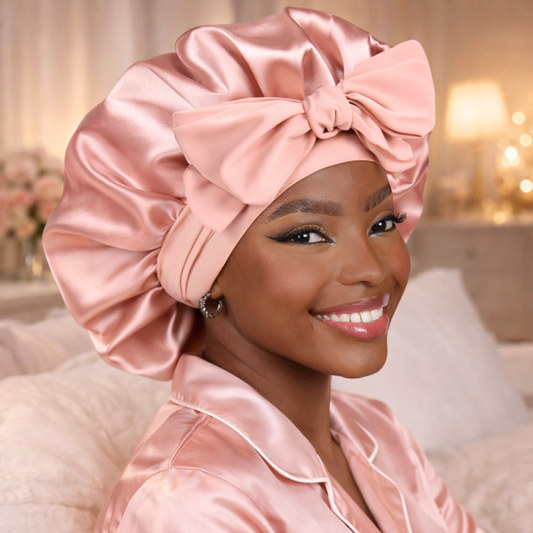 Bonnet en satin de Luxe