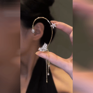 🌟Boucles d’oreilles Star Tassel – Élégance sans perçage 💫