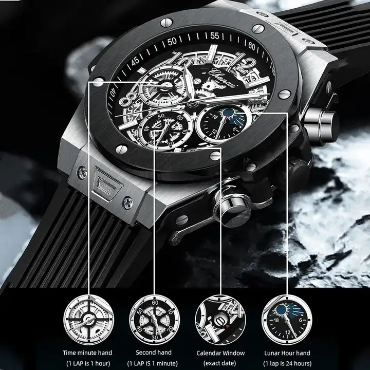 Montre de Luxe Homme | Livrée avec la boite d'origine