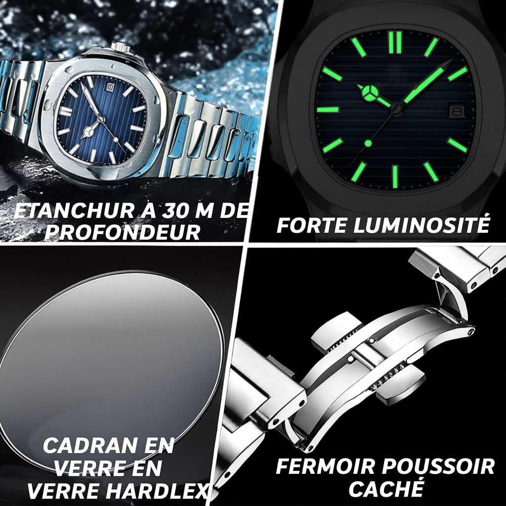 ⌚ Montre Élégante en Acier Inoxydable