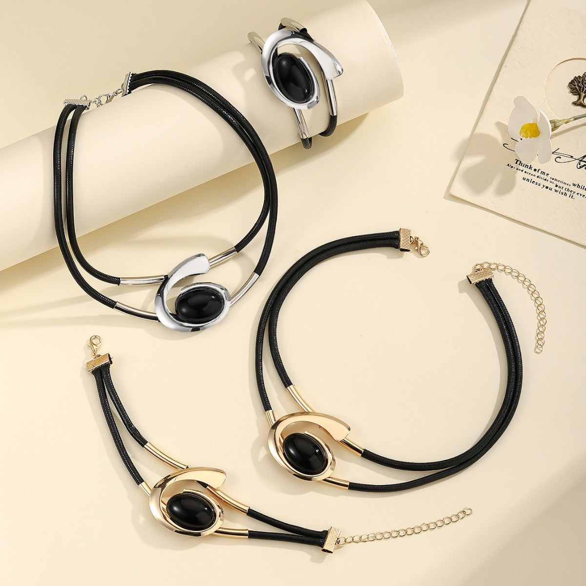 Ensemble Aura Élégance – Collier & Bracelet