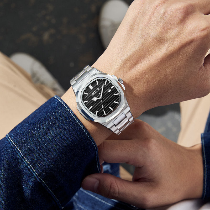⌚ Montre de Luxe en Acier Inoxydable