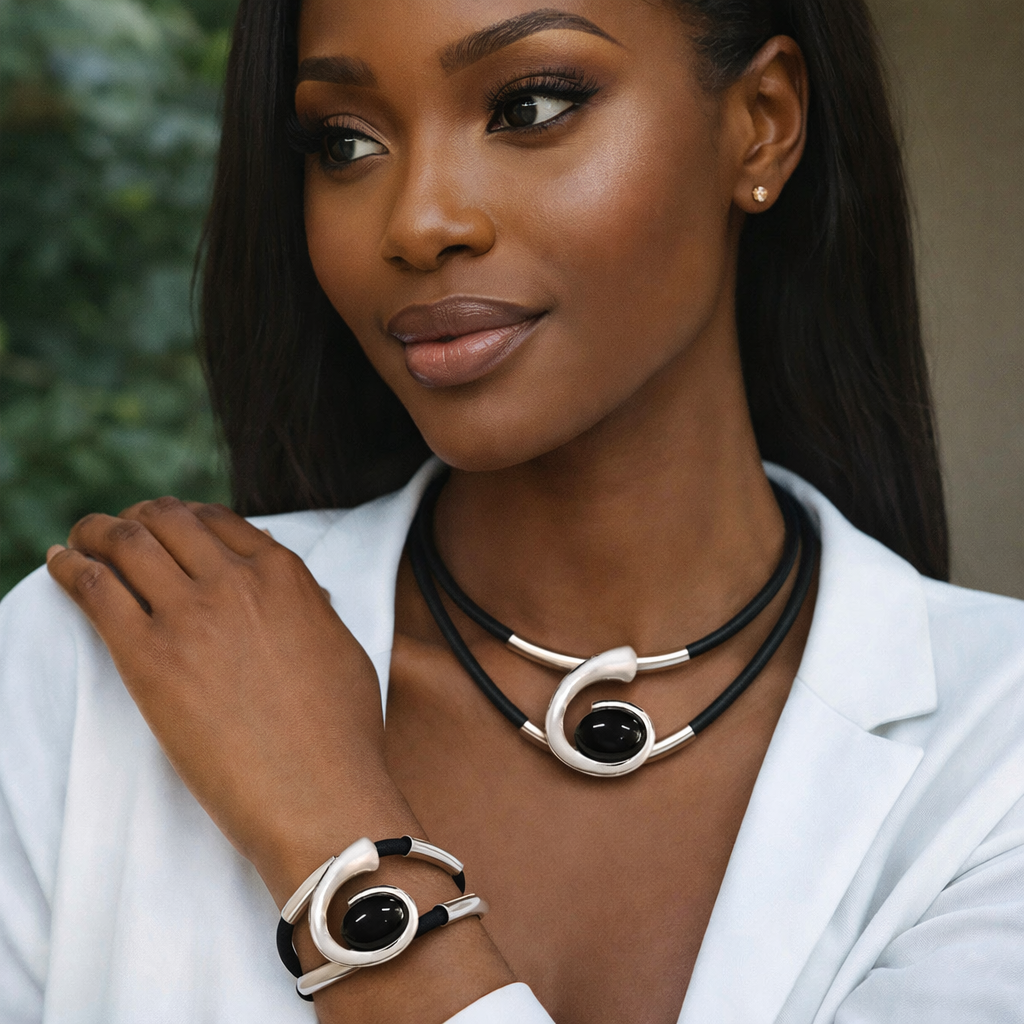 Ensemble Aura Élégance – Collier & Bracelet