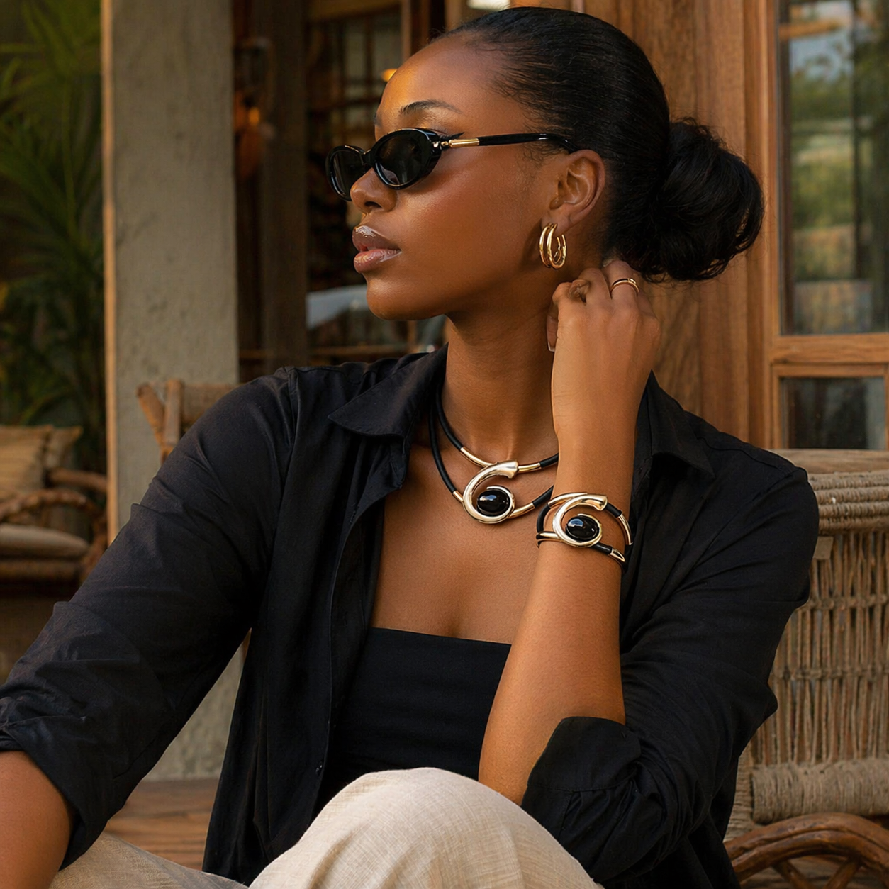 Ensemble Aura Élégance – Collier & Bracelet